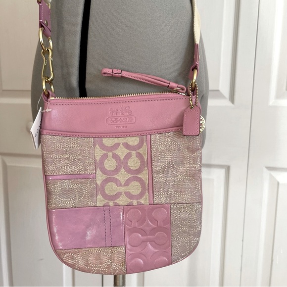 ๐ Vintage Coach Patchwork Crossbody Shoulder Bag - Picture 6 of 9
